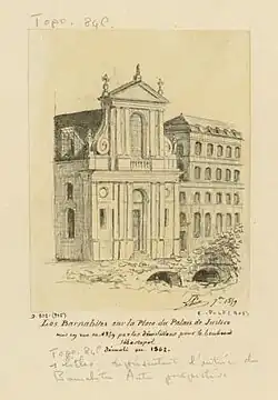 Ancienne église Saint-Éloi en 1859.
