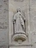 Statue de la façade.