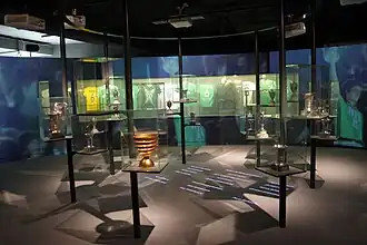 La salle des trophées.