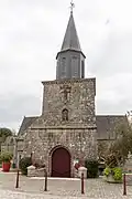 Église Saint-Gérand : le clocher.