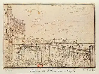 Dessin d'Israël Silvestre.