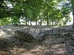 Vestiges du théâtre gallo-romain de Brion.