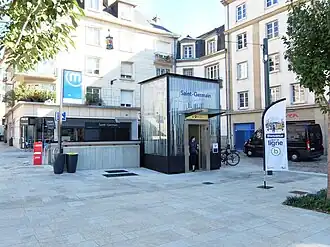 Entrée de la station.