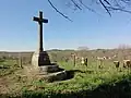 Croix de chemin avec vue sur Mouly.