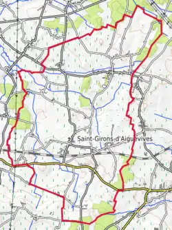 Carte topographique.