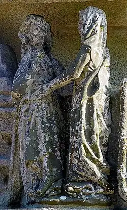 Calvaire, Tronoën : la Visitation