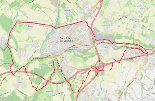 Carte OpenStreetMap.