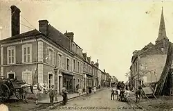 La rue de Falaise vers 1910.