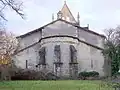 Le chevet de l'église Saint-Léger (fév.&nbsp;2010)