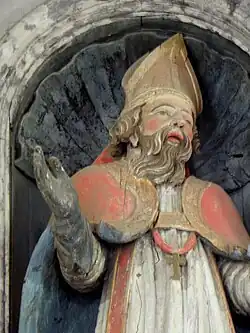 Détail du retable de saint Léger.