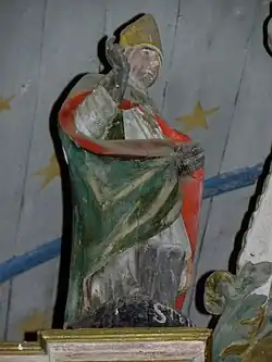 Statue de saint René du retable de saint Léger.