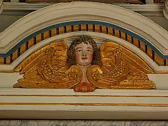Angelot du retable de saint Julien.