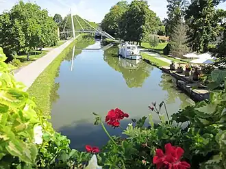 Le canal du Centre à Saint-Léger-sur-Dheune