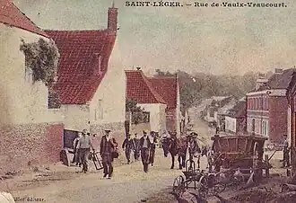 Carte postale du village avant 1914.