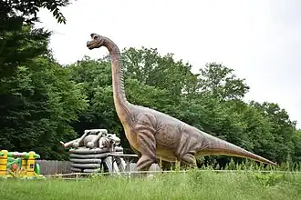 Parc aux dinosaures.