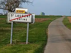 Sortie par la RD 3065.