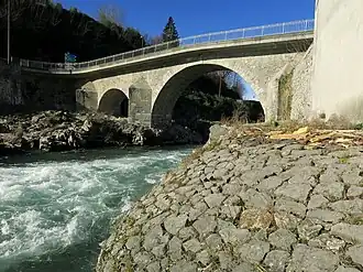 Pont de Saint-Lizier monument inscrit MH en 1927.
