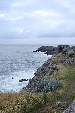 Extrémité de la pointe du Décollé.