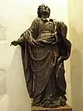 Statue de saint Pierre, du XVIIIe&nbsp;siècle.