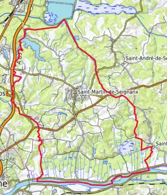 Carte topographique.