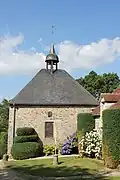 Chapelle «&nbsp;grange&nbsp;» dédiée à saint Ortaire et sainte Radegonde.