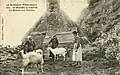 Maison aux chèvres vers 1910 (carte postale).