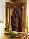 Saint-Nic : chapelle Saint-Côme-et-Saint-Damien, statue de saint Côme.
