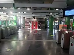 Vue du hall d'accès