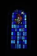 Vitrail de l'église Saint-Pierre.