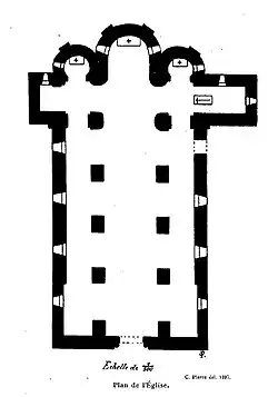 Plan de l'église (de 1897)