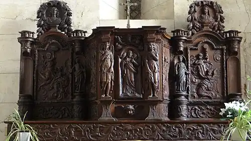 Absidiole sud : autel du XVIIIe&nbsp;siècle