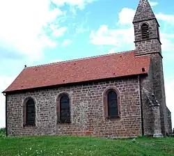 Chapelle-Haute. Le chœur se trouve du côté du clocher.