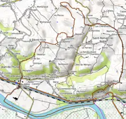 Carte topographique.