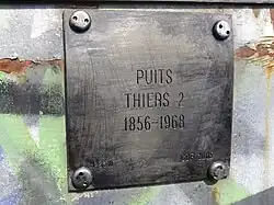 Puits Thiers no&nbsp;2, 1856-1968.