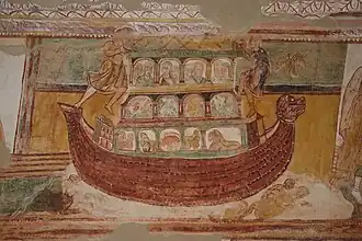 C 19 - Arche de Noé et lâcher du corbeau (Gen.7, 7-24 et 8, 1-12).