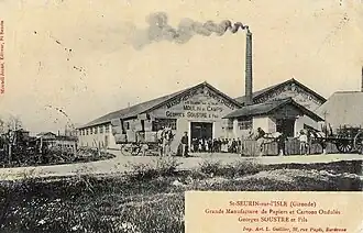 Manufacture de papiers et cartons ondulés Soustre et Fils