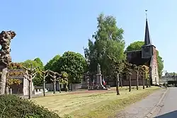 La place d'Escaufourt.