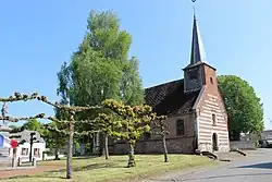 L'église d'Escaufourt.