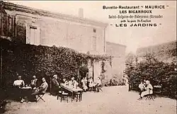 Buvette restaurant « Les Bigarroux ».
