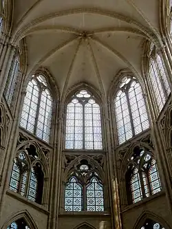 Abside, parties hautes.