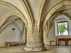 La halle couverte de l'hôtel de ville.