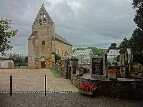 L'église Saint-Vincent de Saint-Vincent-le-Paluel.
