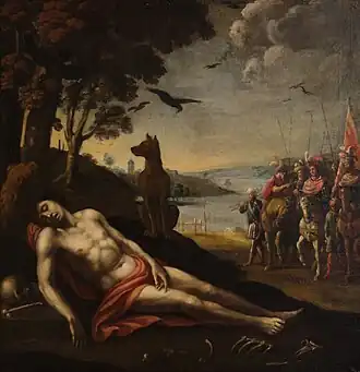 Guillaume Perrier, Saint Vincent meurt de ses blessures.