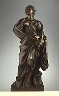 Statuette en bronze de Gian Lorenzo Bernini (fin du XVIIe siècle).