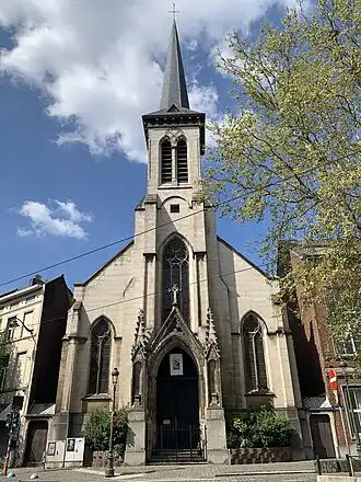 L'église Sainte-Barbe, à Molenbeek