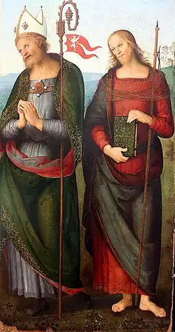 Saint Herculan et Saint Jacques le Majeur, 1505.