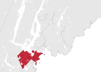 Carte de la circonscription