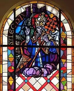 Saint Léon vitrail orgue St Léon IX