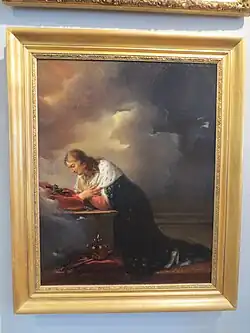 Saint Louis en prière, par Jean-Charles Nicaise Perrin