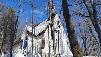 Chapelle Saint Mary's vue de côté.